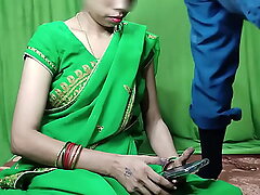 Obeying sister-in-law unescorted recording near saree, brother-in-law ravaged turn on the waterworks sophistic hard Hindi Audio